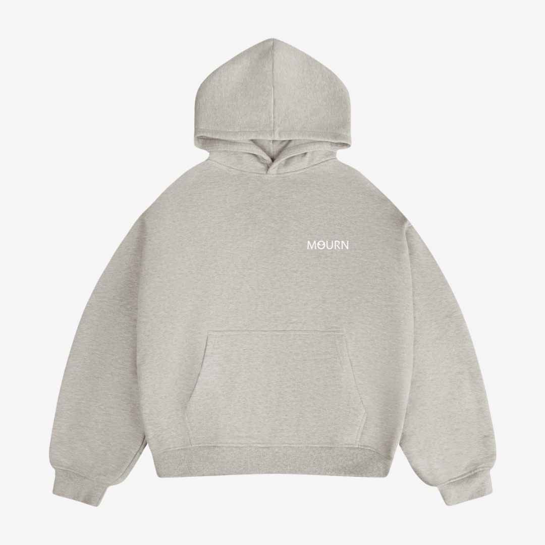 MOURN BASIC HOODIE (GREY)